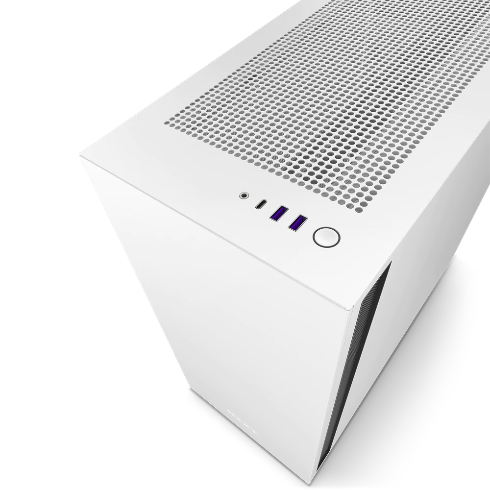 NZXT H7 MIDTOWER CASE 2022 MATTE W/B